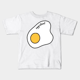 Eggcellent Egg Pun Kids T-Shirt